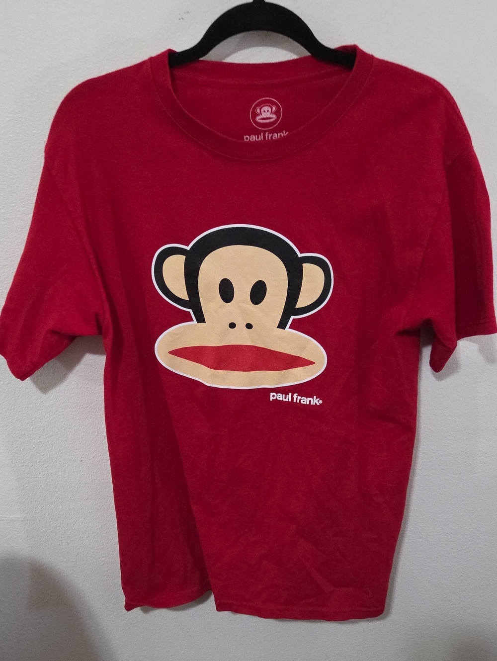 Paul Frank Red Tee with Julius Face Graphic